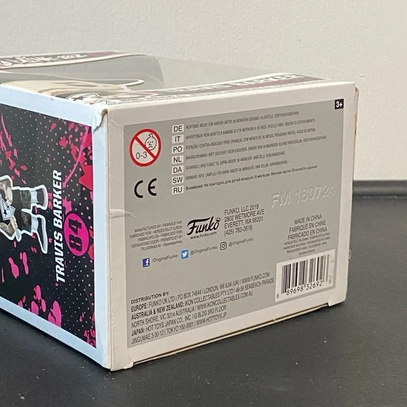 Funko Pop! Rocks Travis Barker Figure - Picture 7 of 10